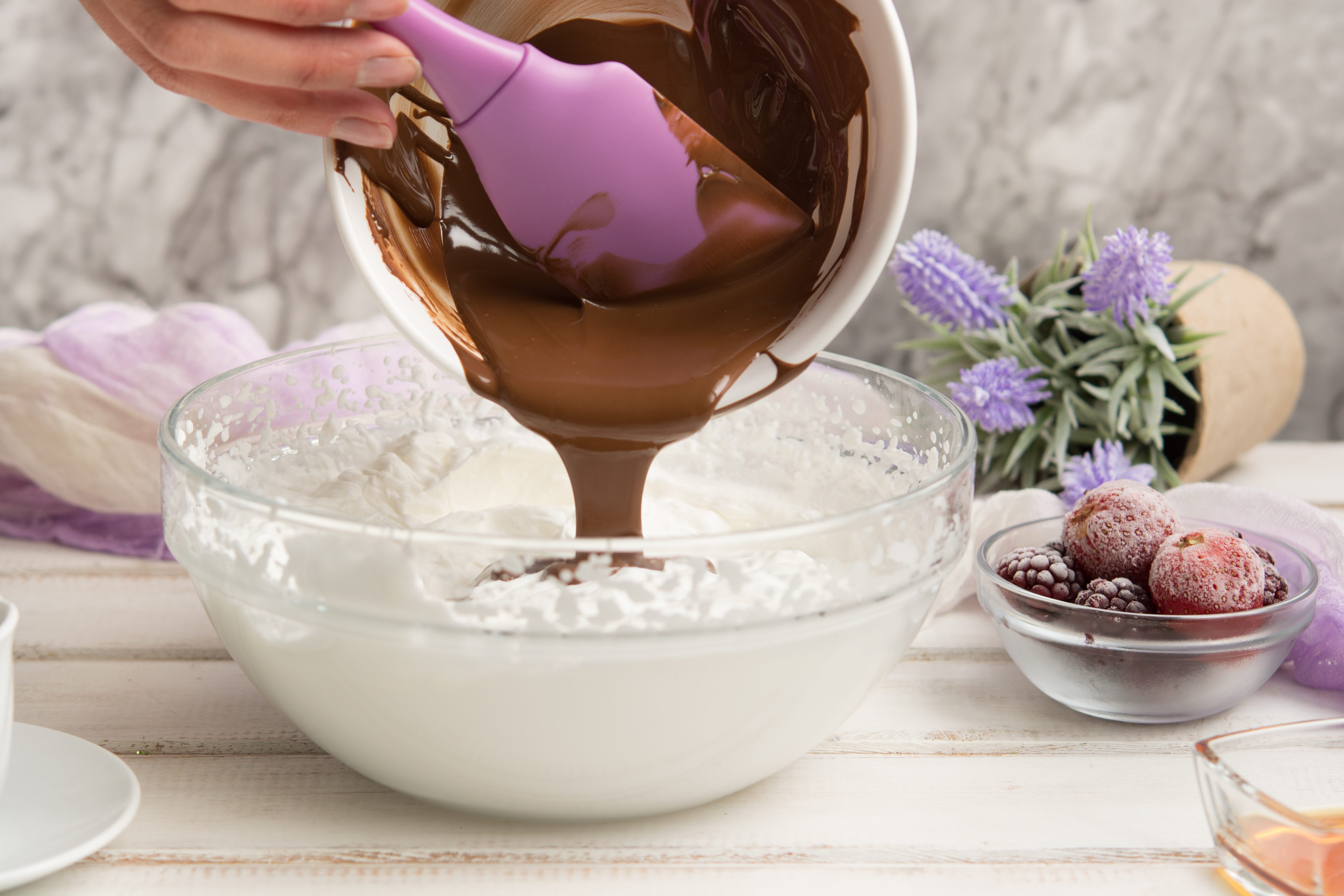 Mousse al cioccolato e caffè