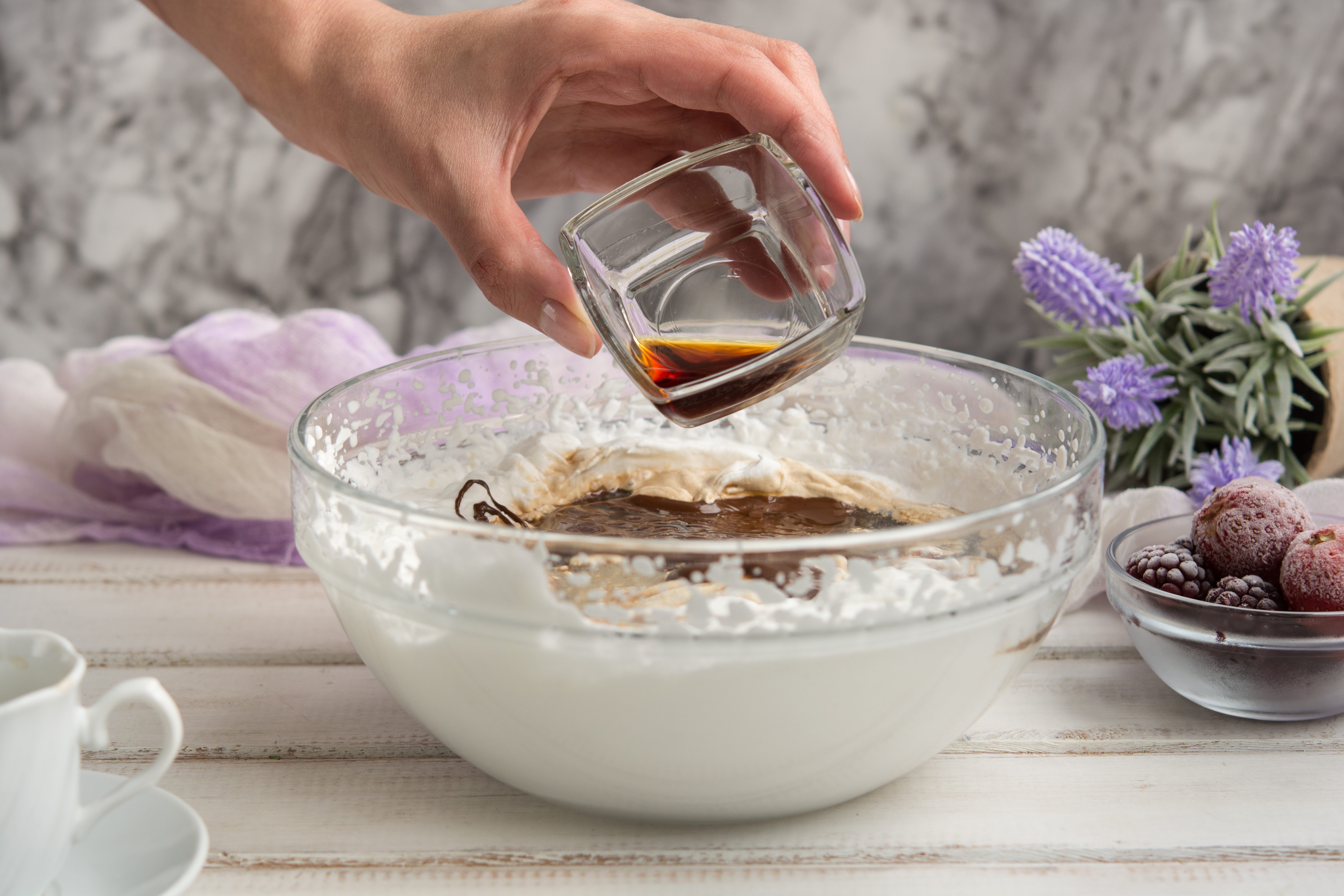 Mousse al cioccolato e caffè