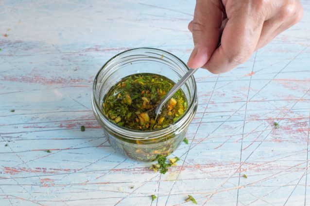 riso con tartare di verdure