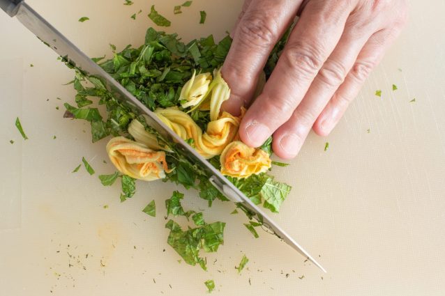 riso con tartare di verdure