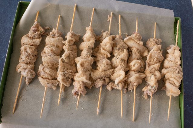 spiedini di calamari