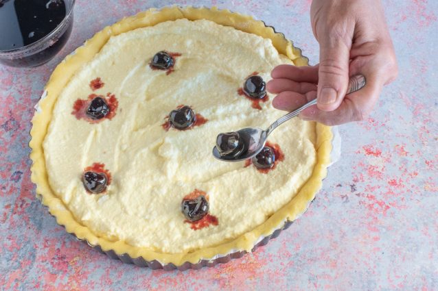 crostata ricotta e amarene