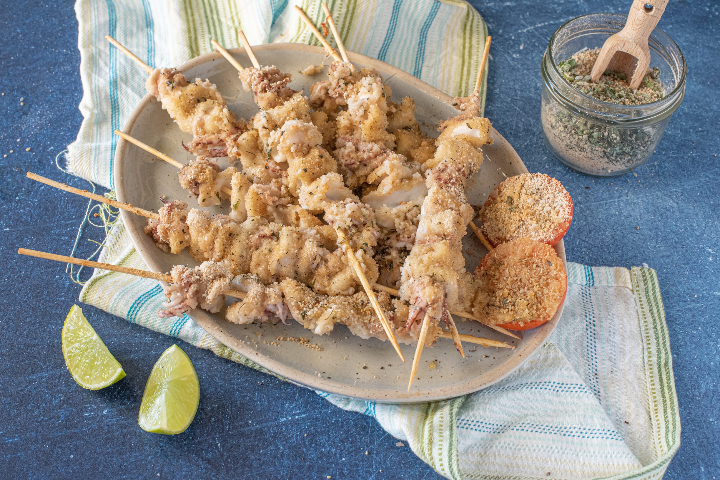 spiedini di calamari