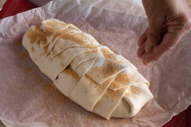 strudel mele e rabarbaro