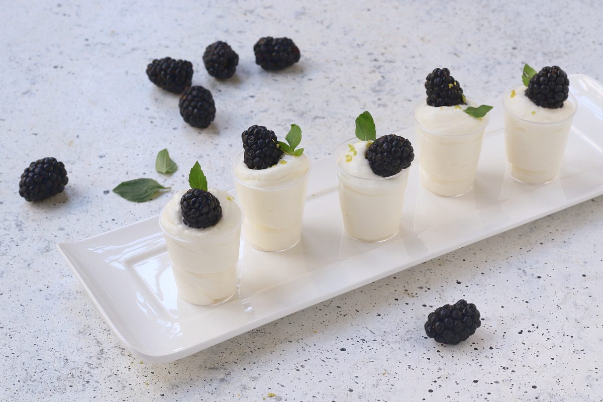 Bicchierini di mousse