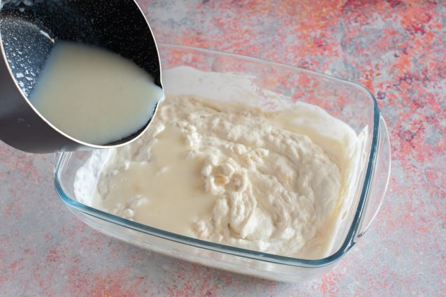 Gelato alla banana e caramello