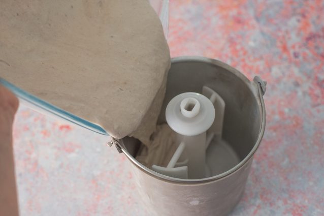 Gelato alla banana e caramello