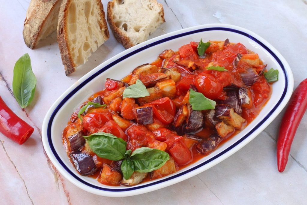 melanzane fritte al sugo