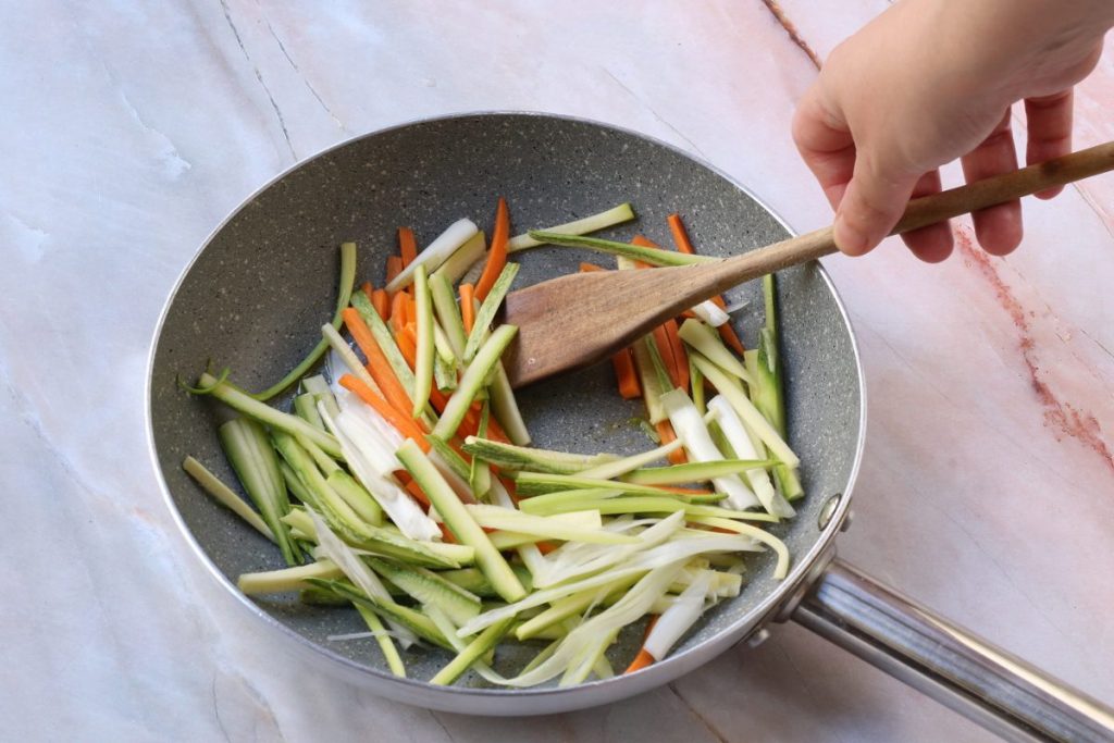 saltare le verdure in padella