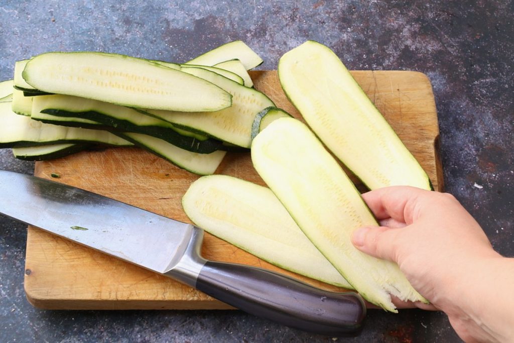 affettare le zucchine