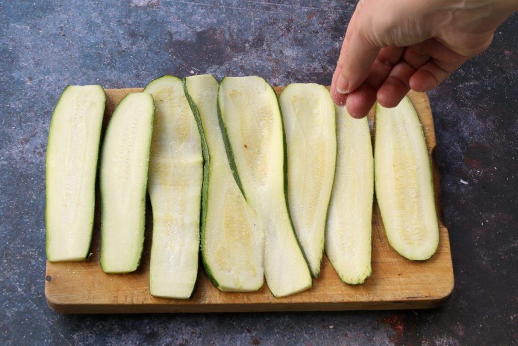 salare le zucchine