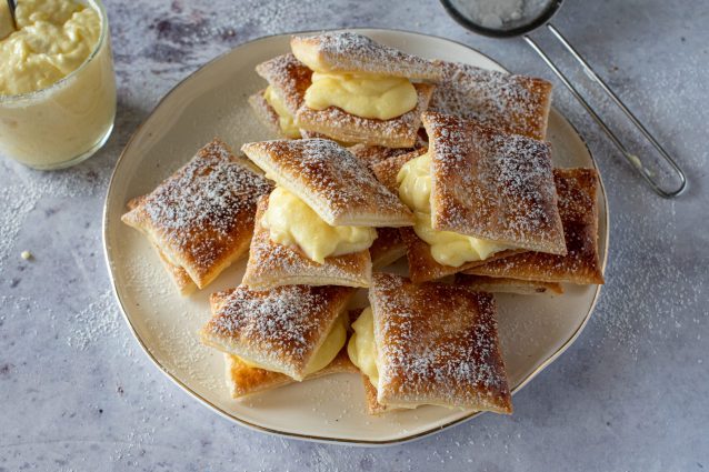 quadrotti con crema