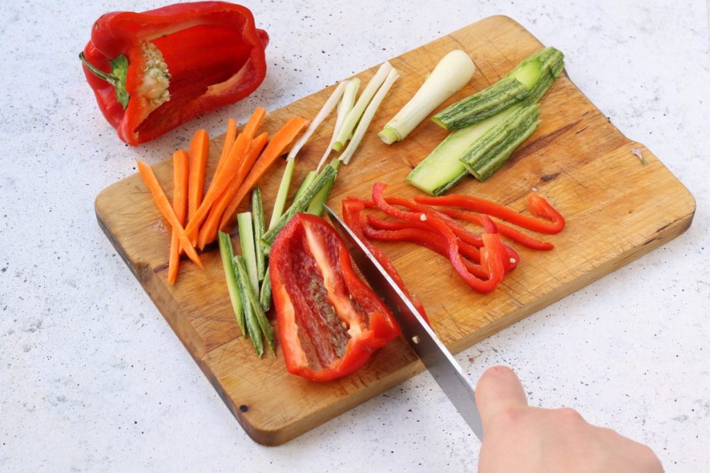 tagliare le verdure