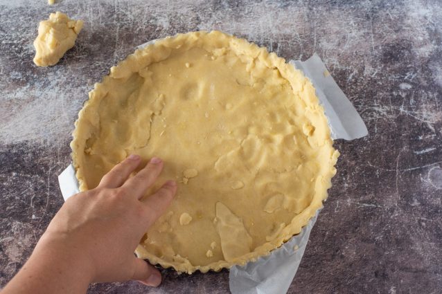 crostata ricotta e cioccolato