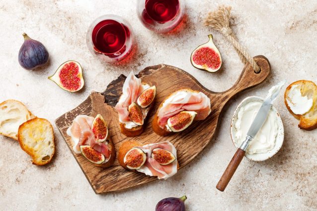 crostini fichi e prosciutto: ricette con fichi