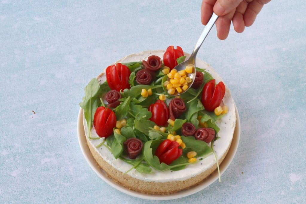 decorare la cheesecake