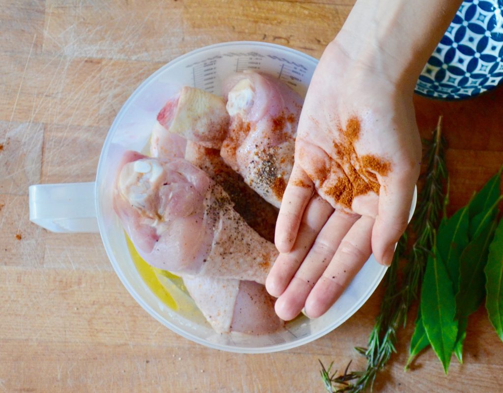 Cosce_di_pollo_alle_spezie_3_marinare pollo