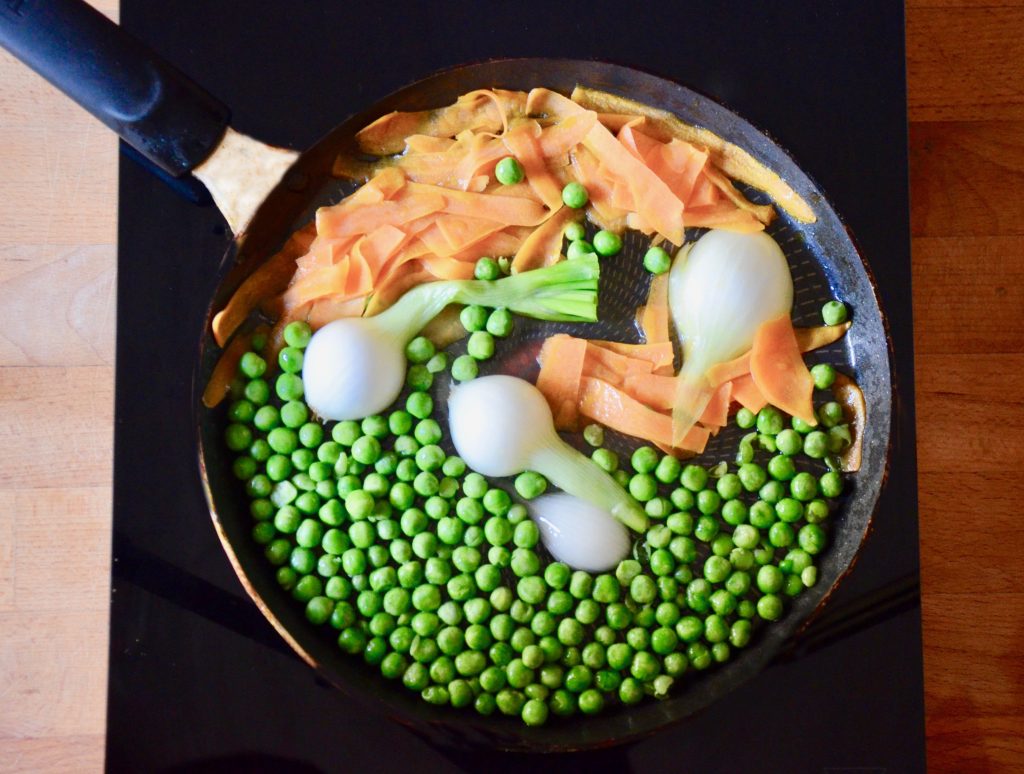 Cosce_di_pollo_alle_spezie_6_scottare verdure