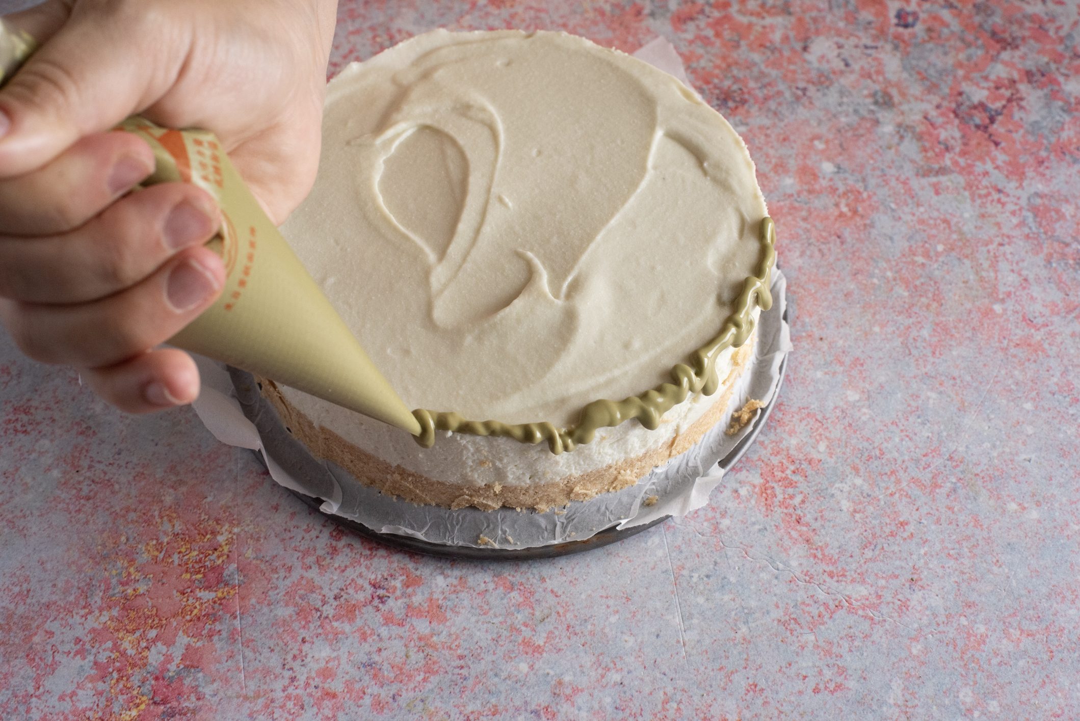 cheesecake al pistacchio