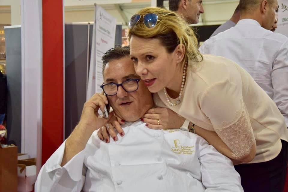 Salvatore con la moglie Anna