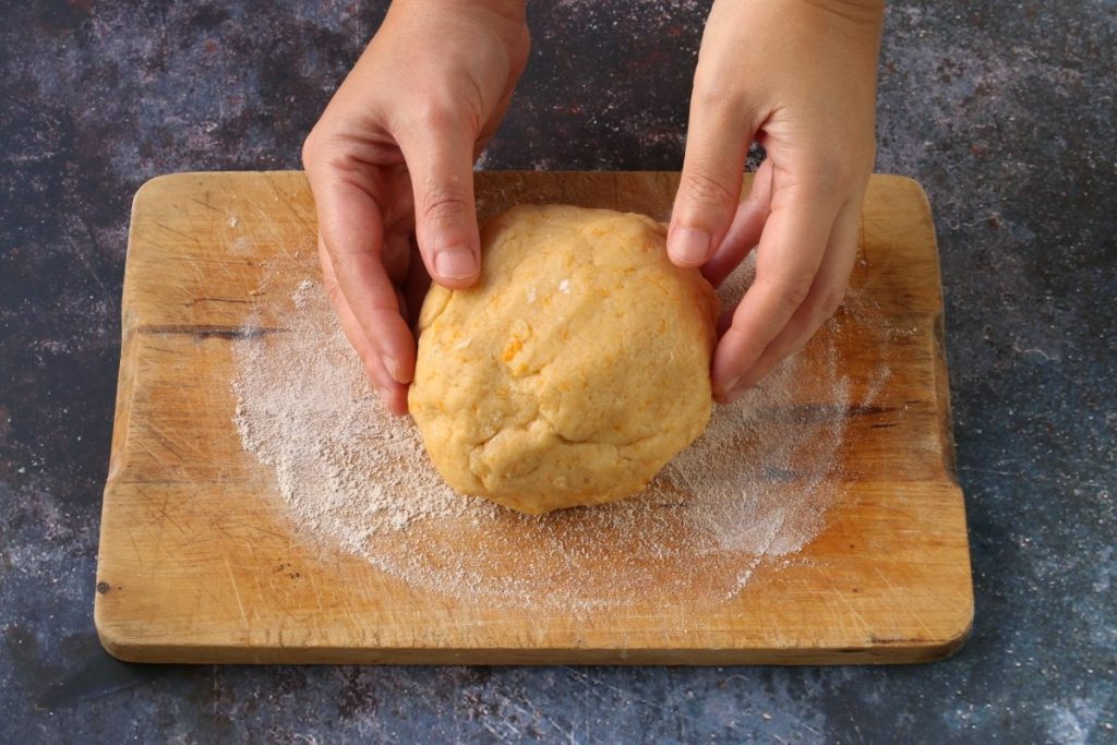 panetto di pasta frolla alla zucca