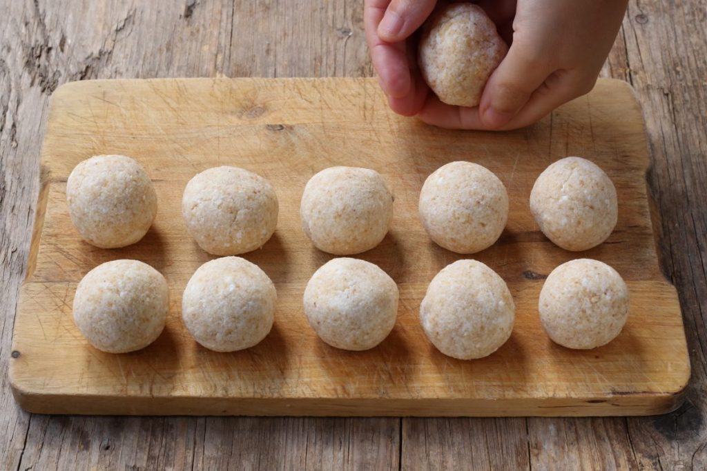 formare le polpette