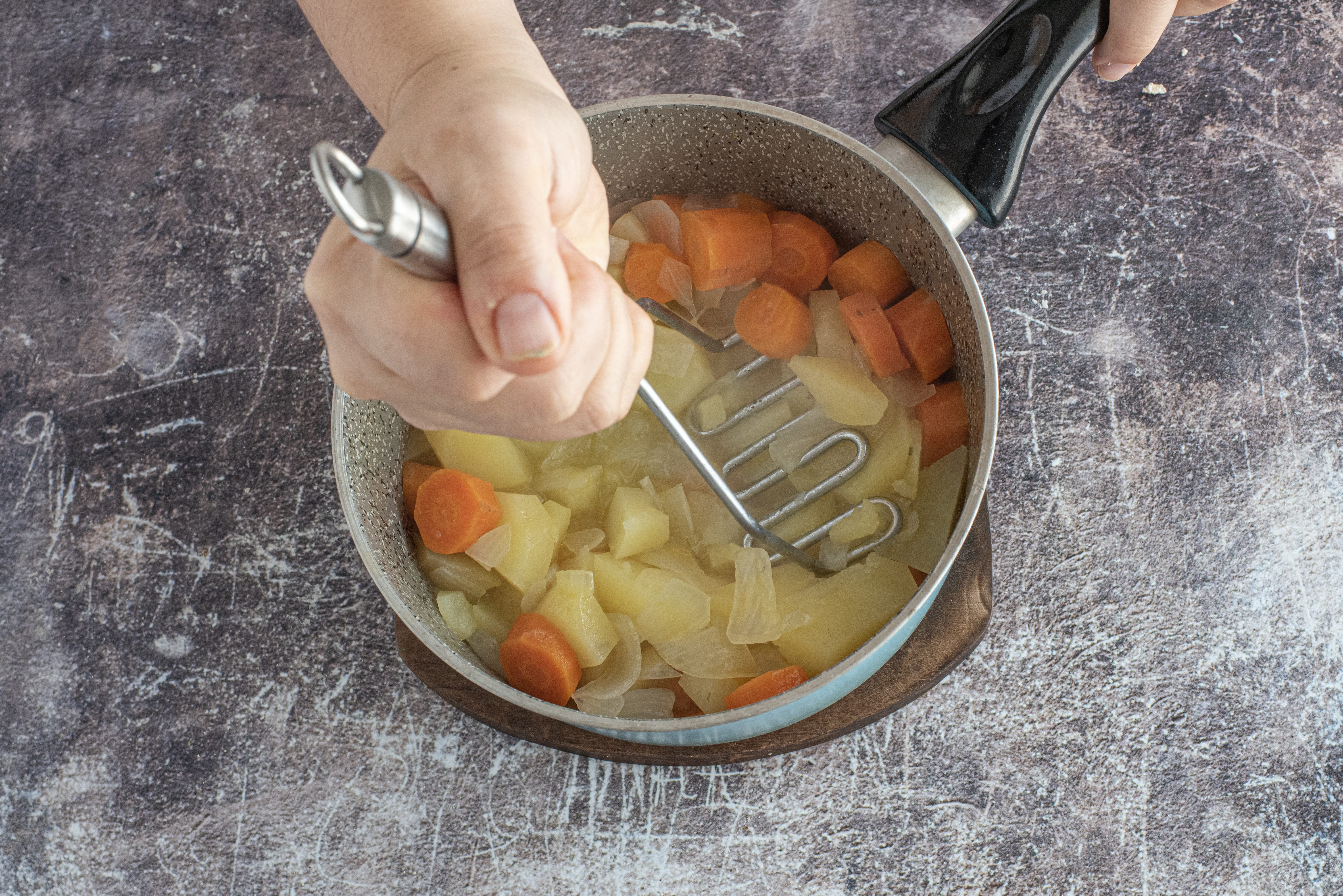 Purè di patate e carote_