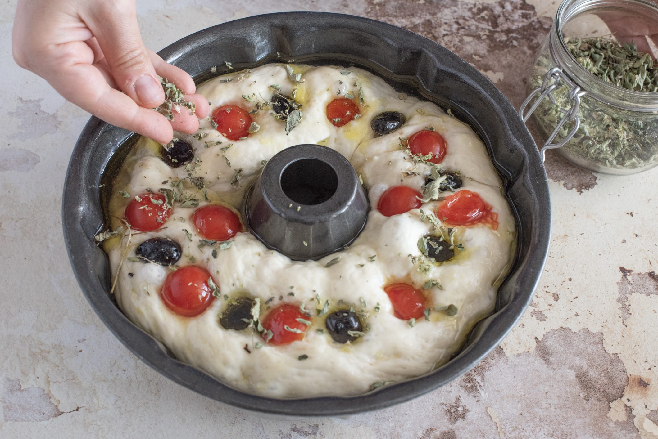 ciambella di patate salata