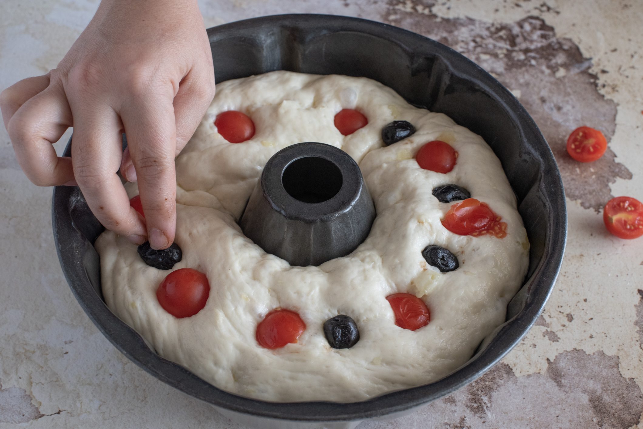 ciambella di patate salata