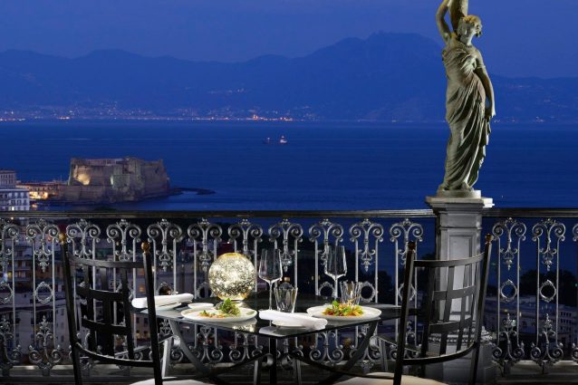 Vista del George Restaurant a Napoli