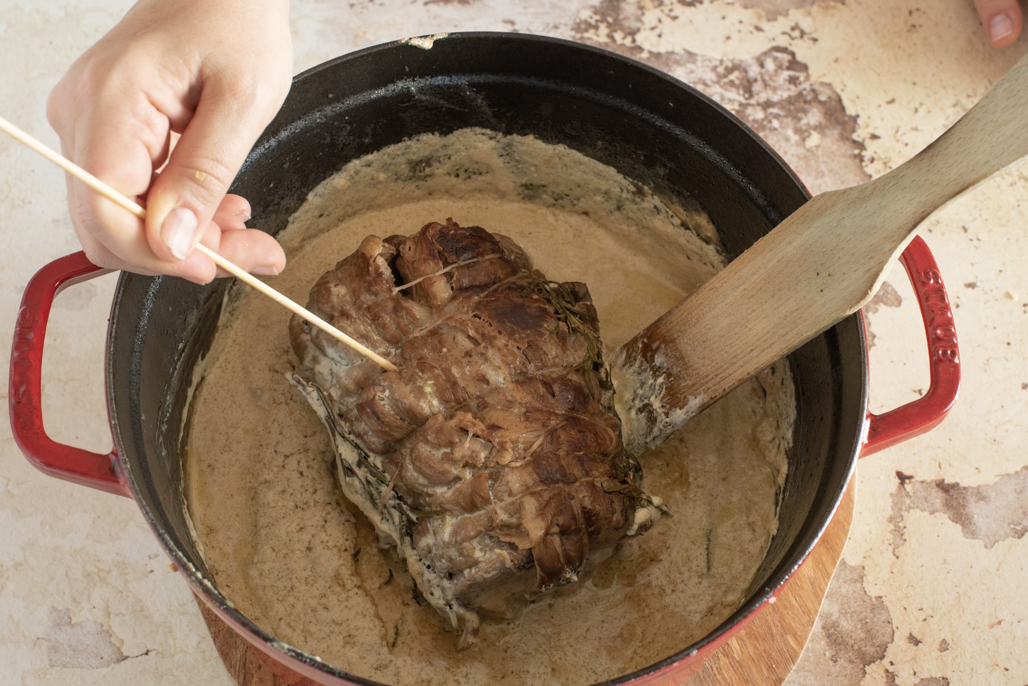 arrosto alla panna