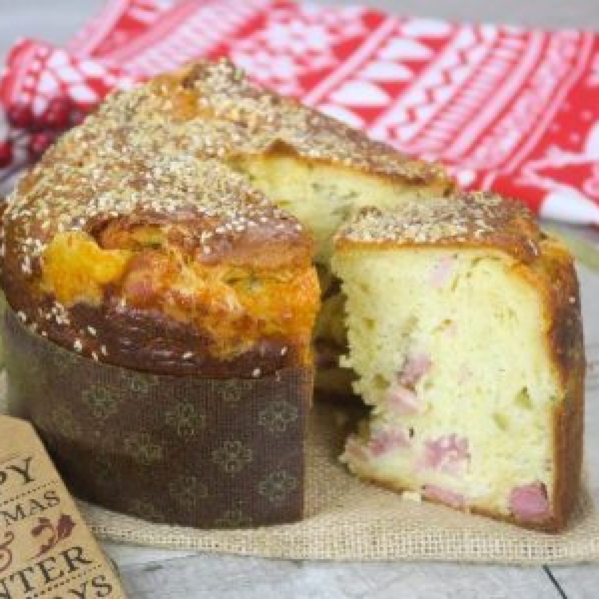 Panettone Salato Senza Lievitazione La Ricetta Dell Antipasto Di Natale Veloce E Saporito