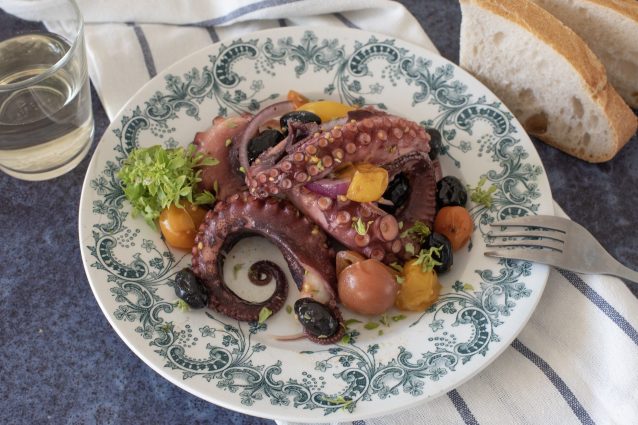Secondi piatti di San Valentino: polpo alla catalana