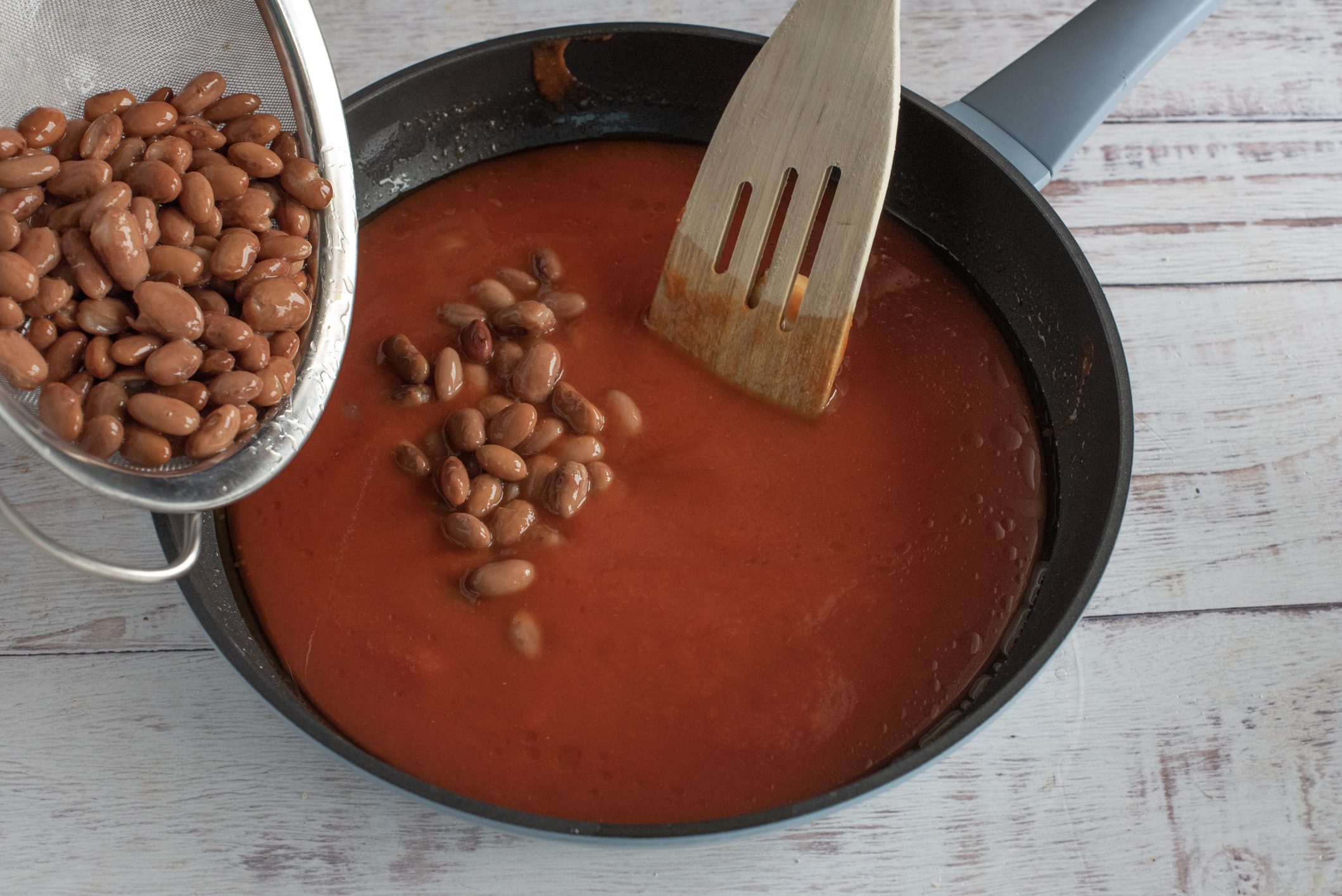 fagioli e acciughe
