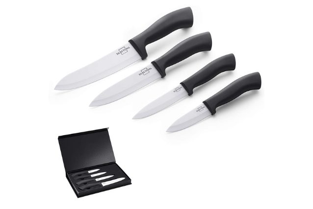 set coltelli in ceramica