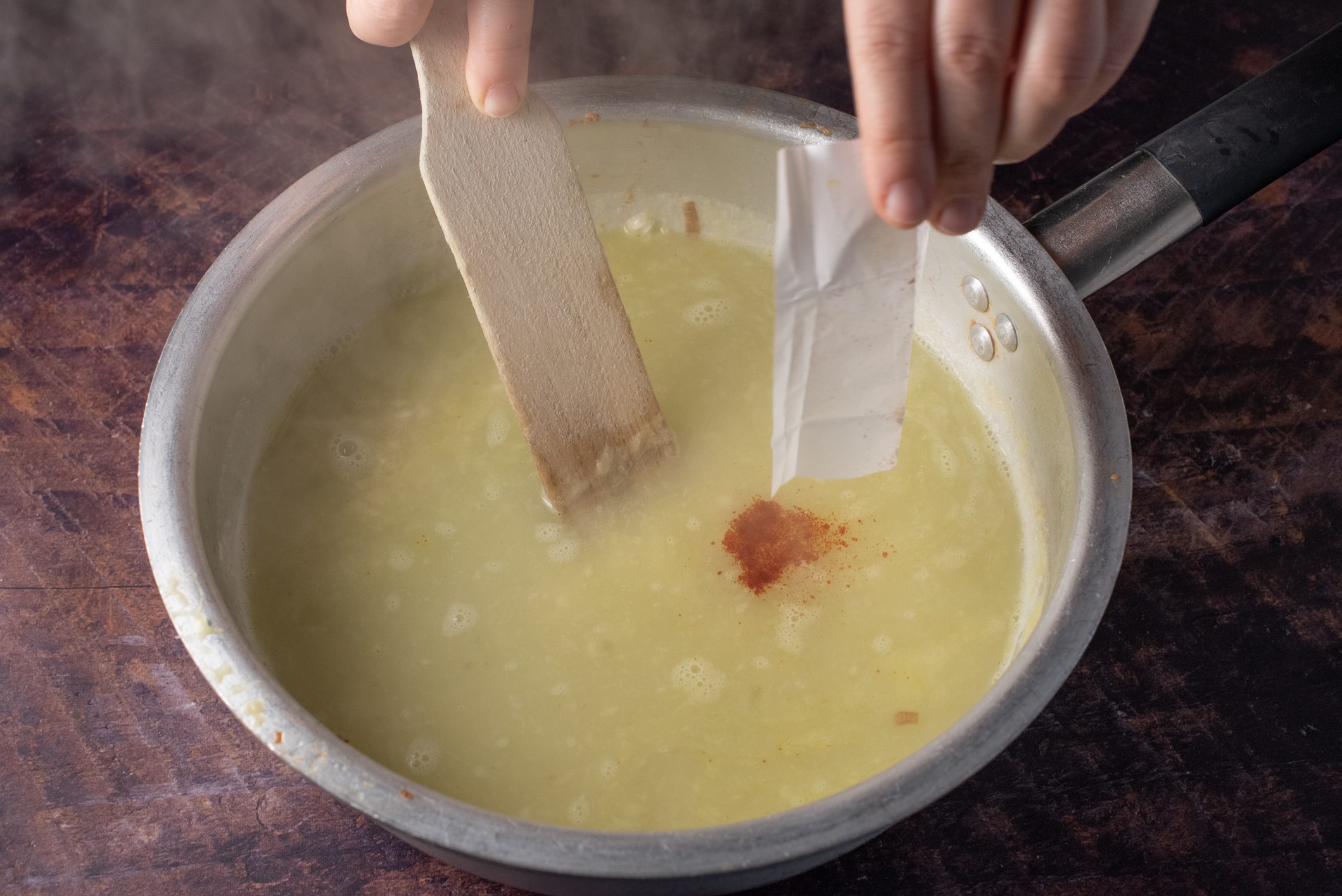 risotto porri e zafferano
