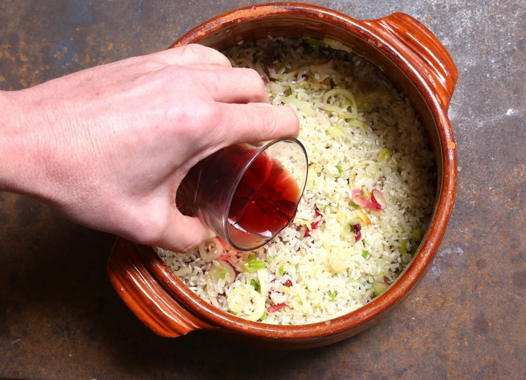 3_sfumate il vino_risotto radicchio e Amarone ©Gooduria lab