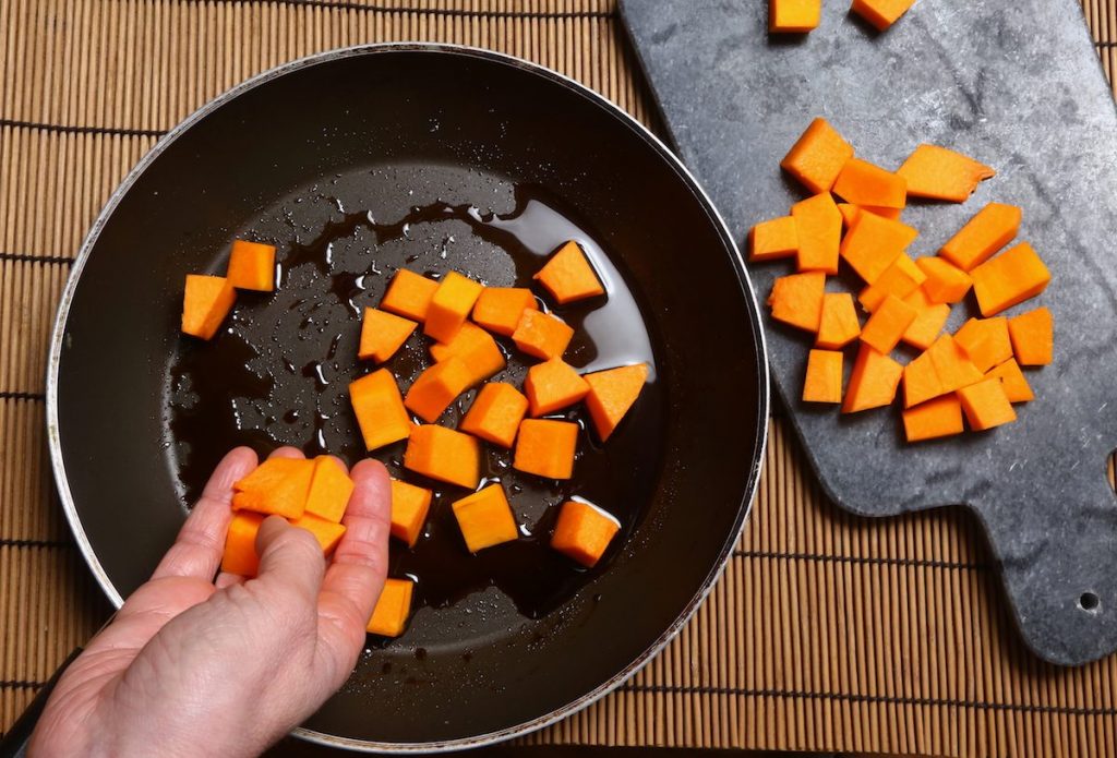 5_cottura zucca_zucca con glassa dolce©Gooduria lab