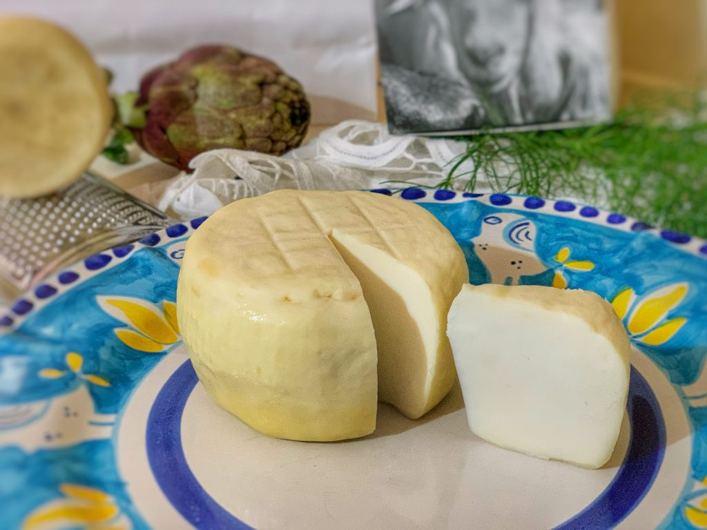 Cacioricotta di capra del Cilento semi stagionato