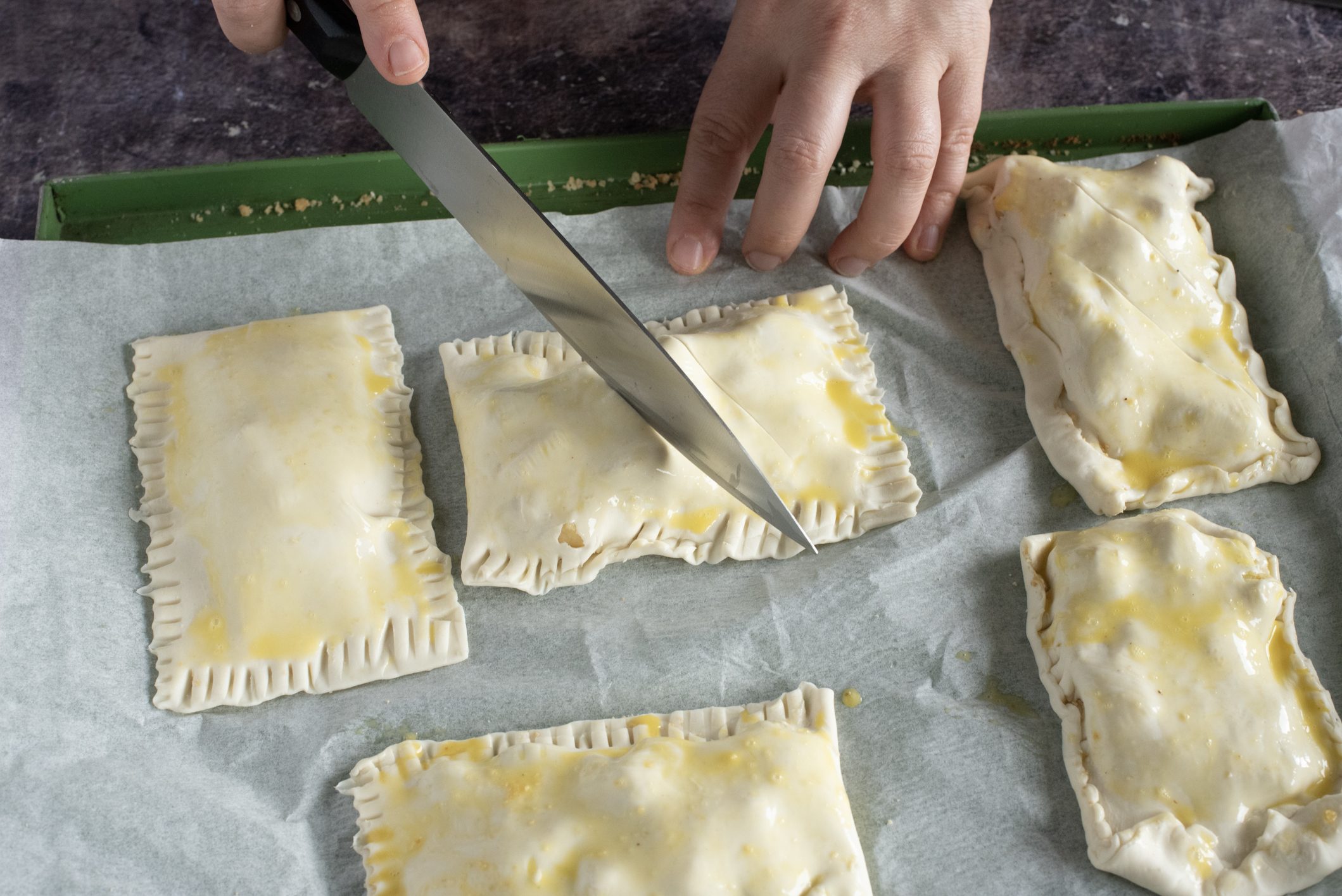 fagottini di mele e pinoli