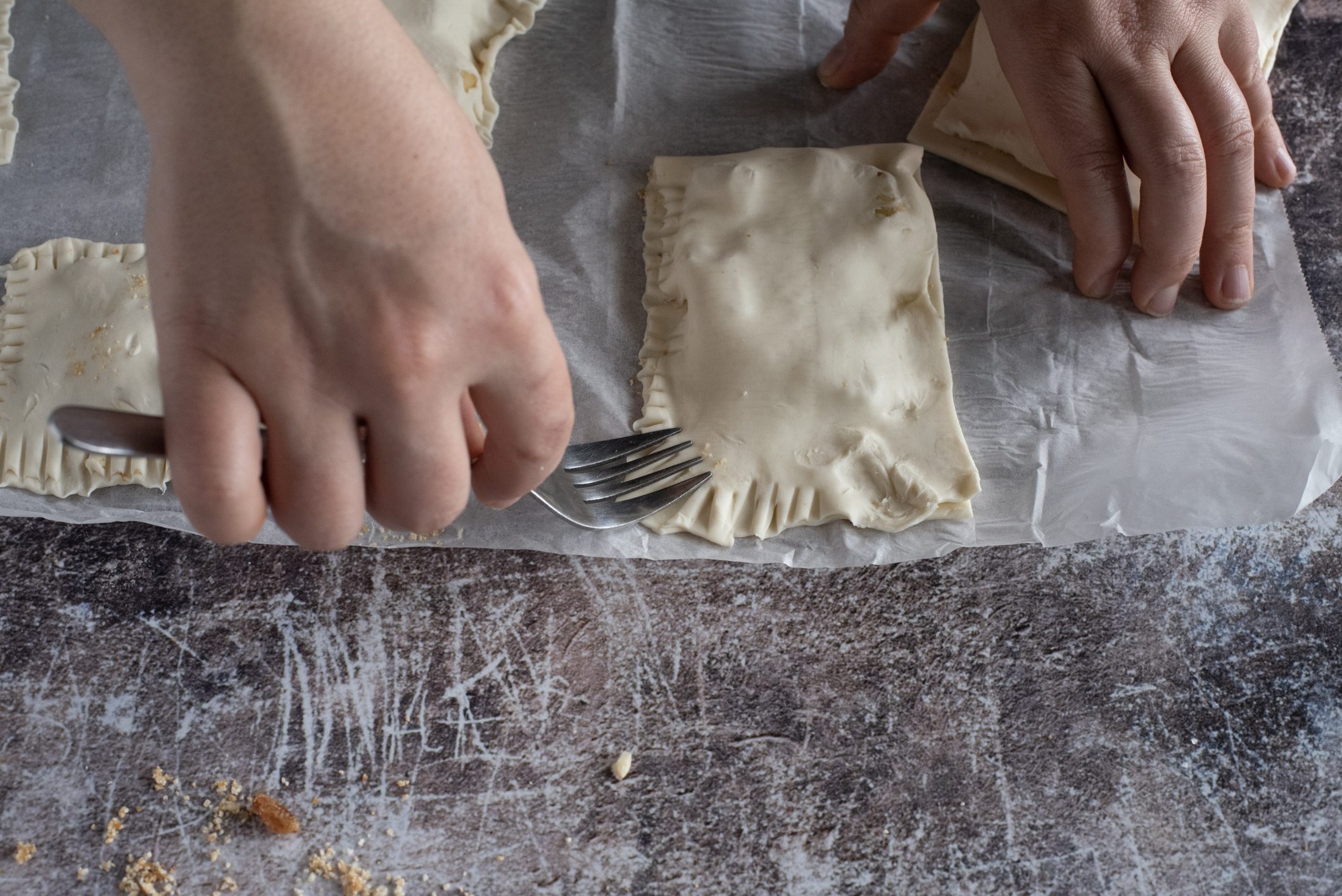 fagottini di mele e pinoli