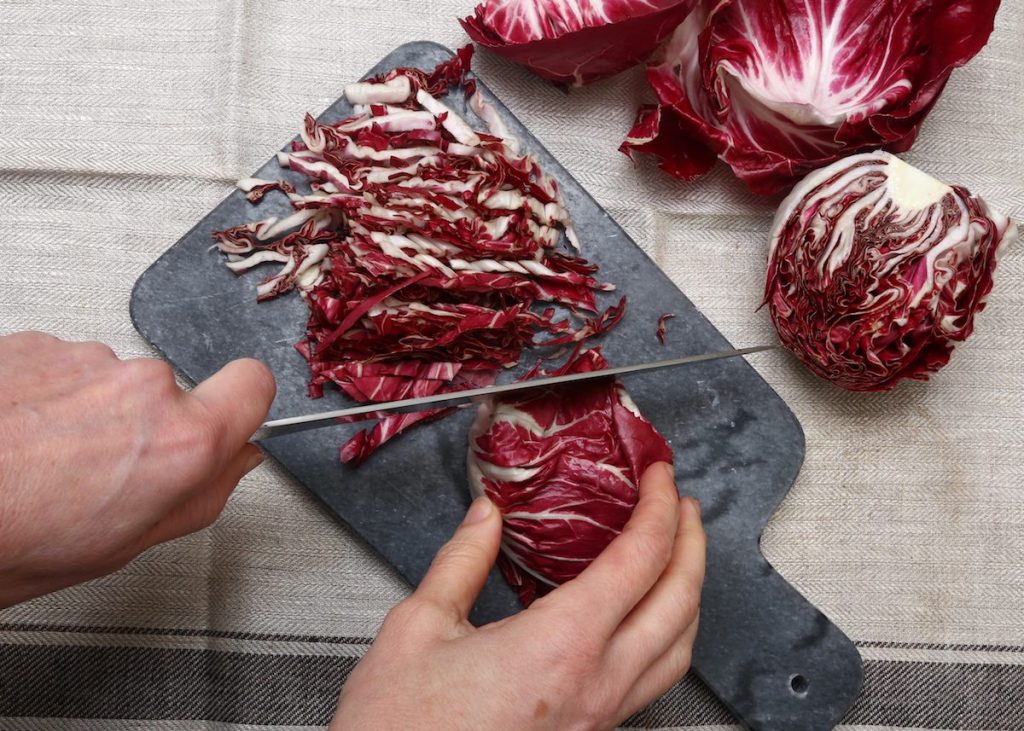 1_tagliate il radicchio_risotto Taleggio e speck©Gooduria lab