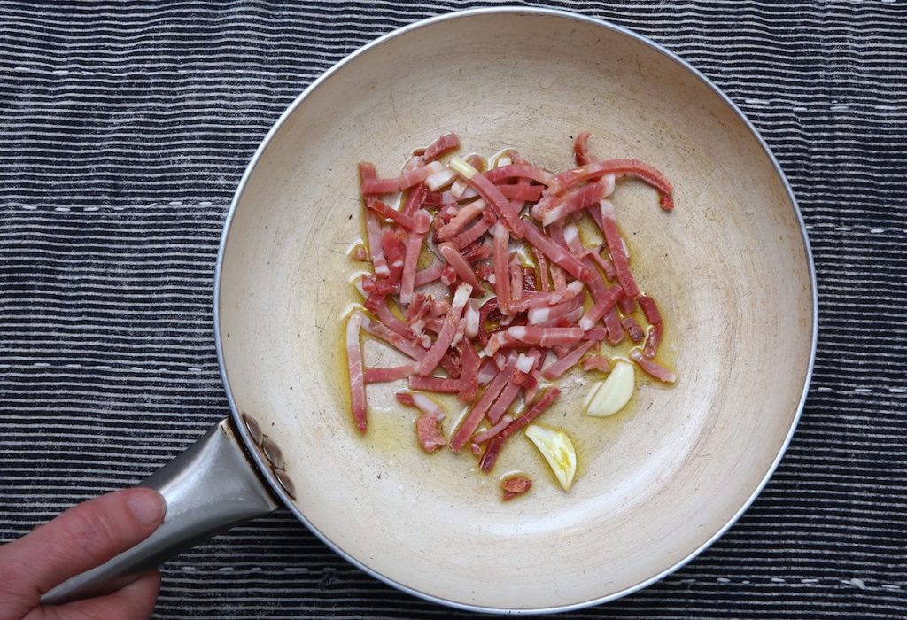 5_rosolate lo speck_pasta con crema di patate broccoli©Gooduria lab