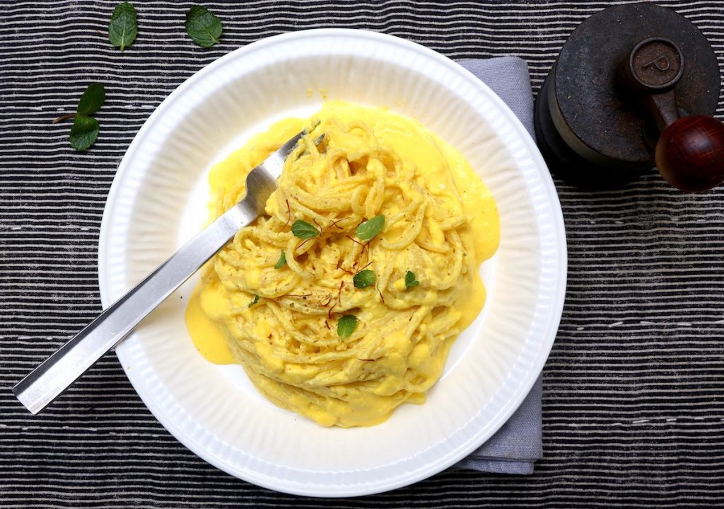 7_pasta ricotta e zafferano pronta_pasta ricotta e zafferano©Gooduria lab