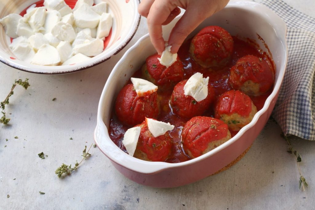farcire con mozzarella