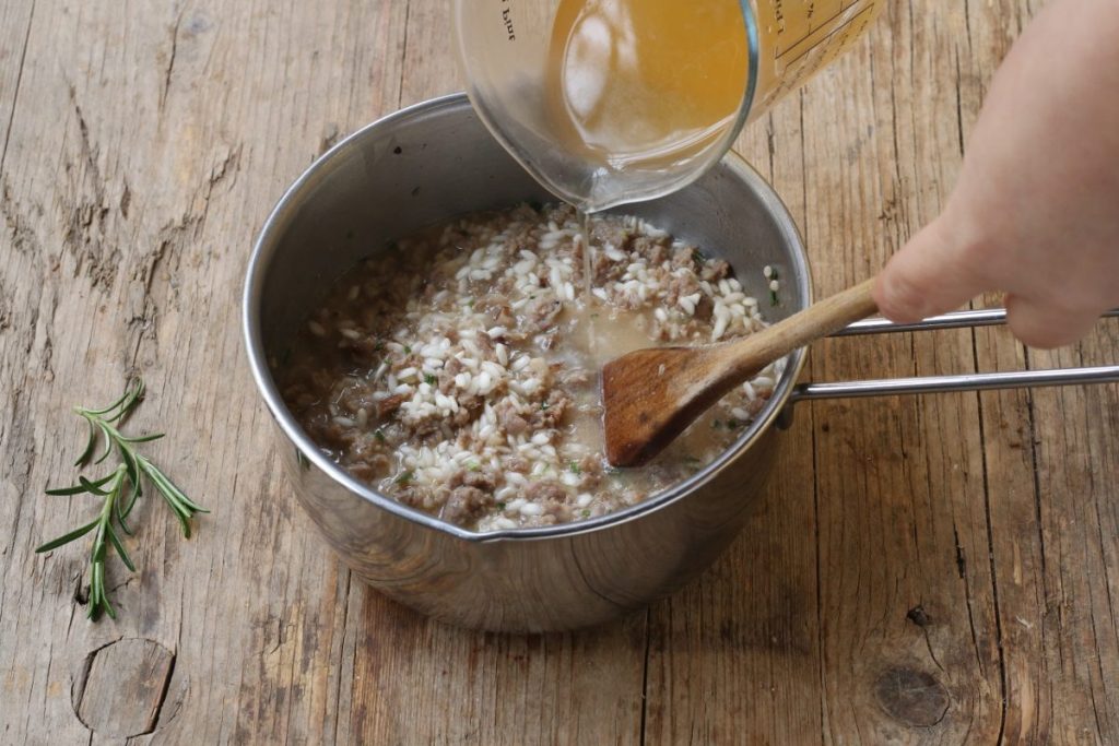 cuocere il risotto