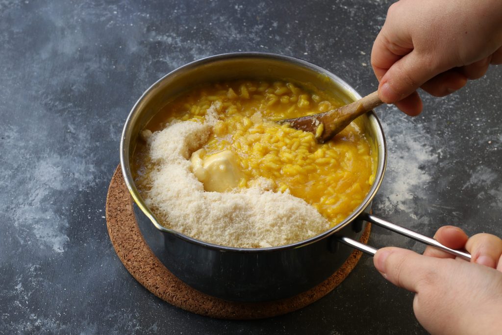 mantecare il risotto