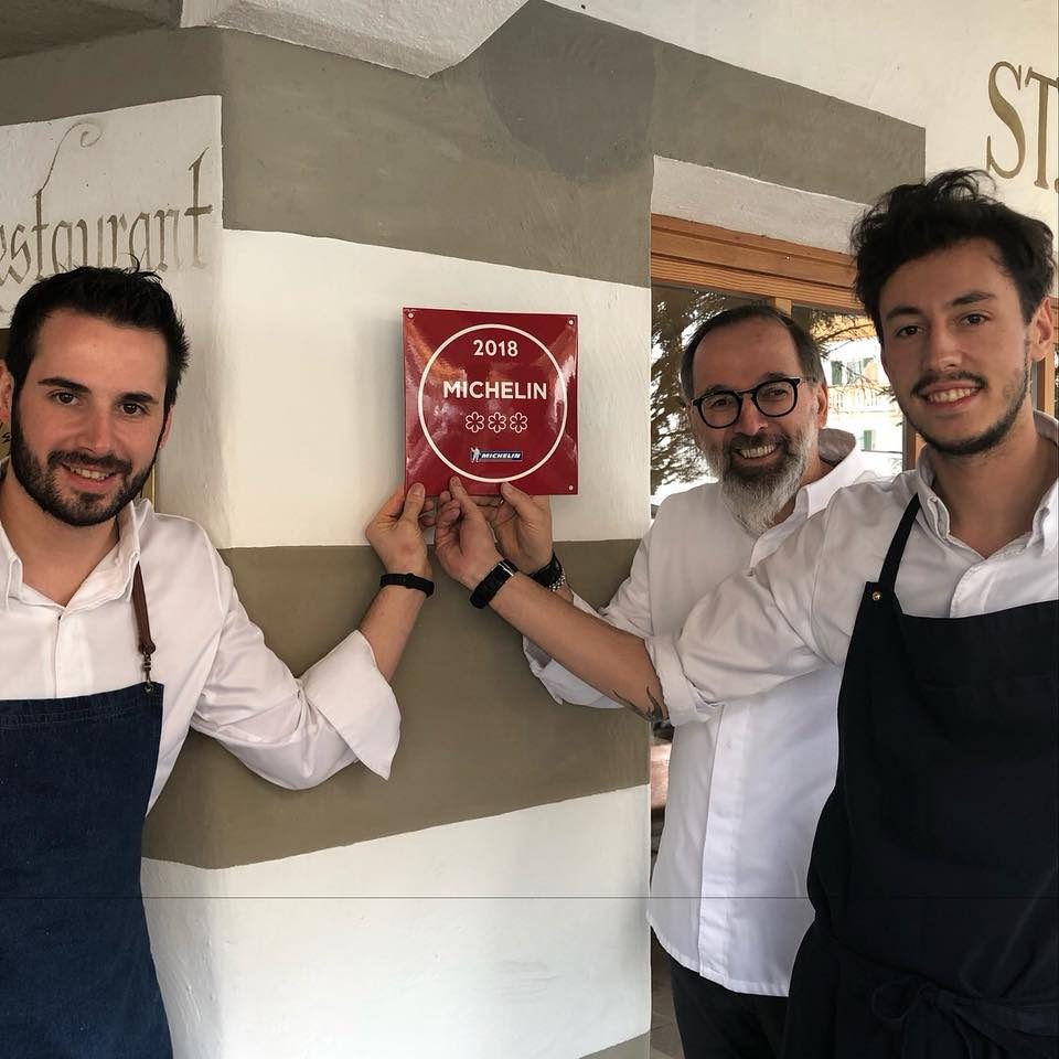Andrea Tortora, Norbert Niederkofler e Michele Lazzarini