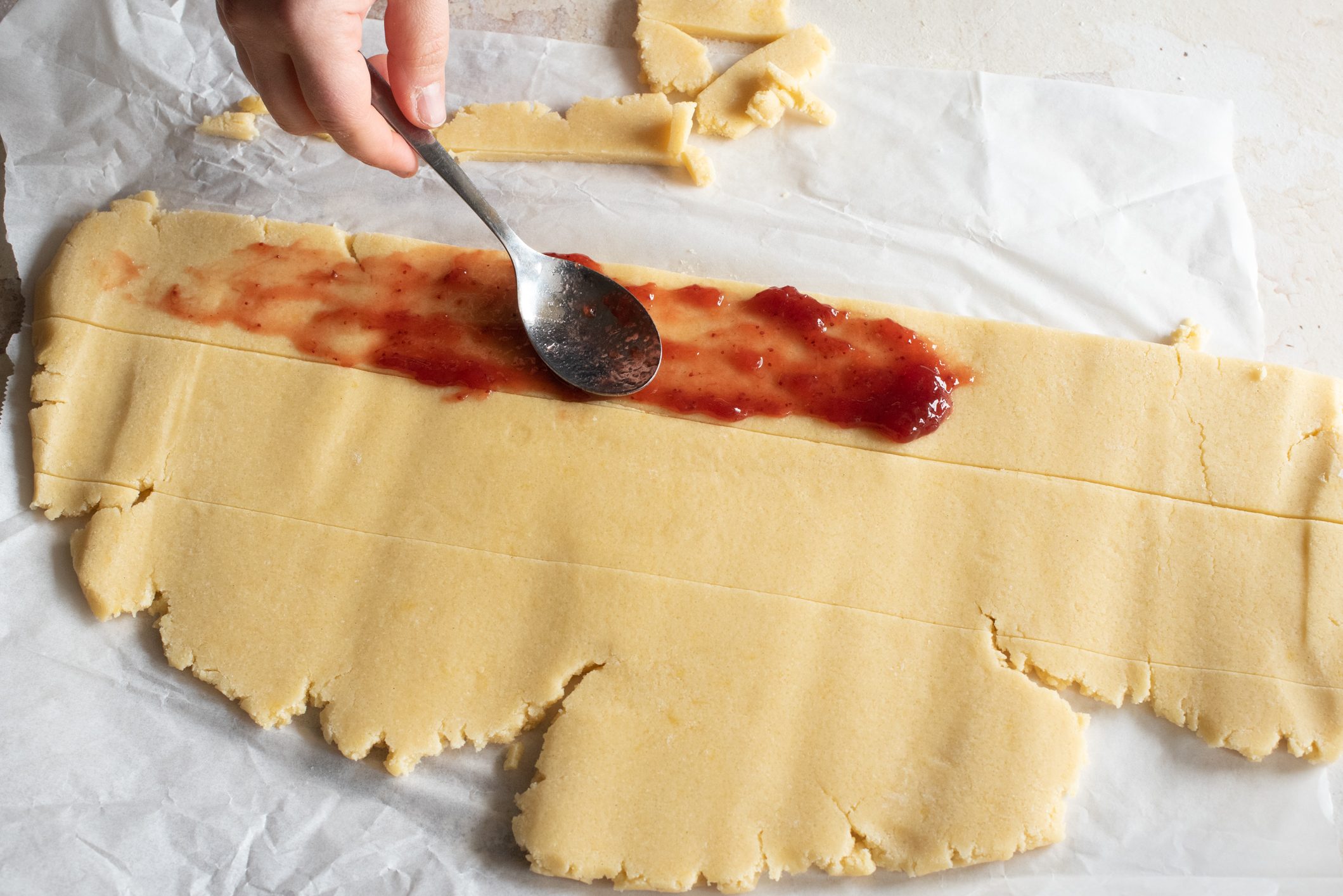 crostata arrotolata