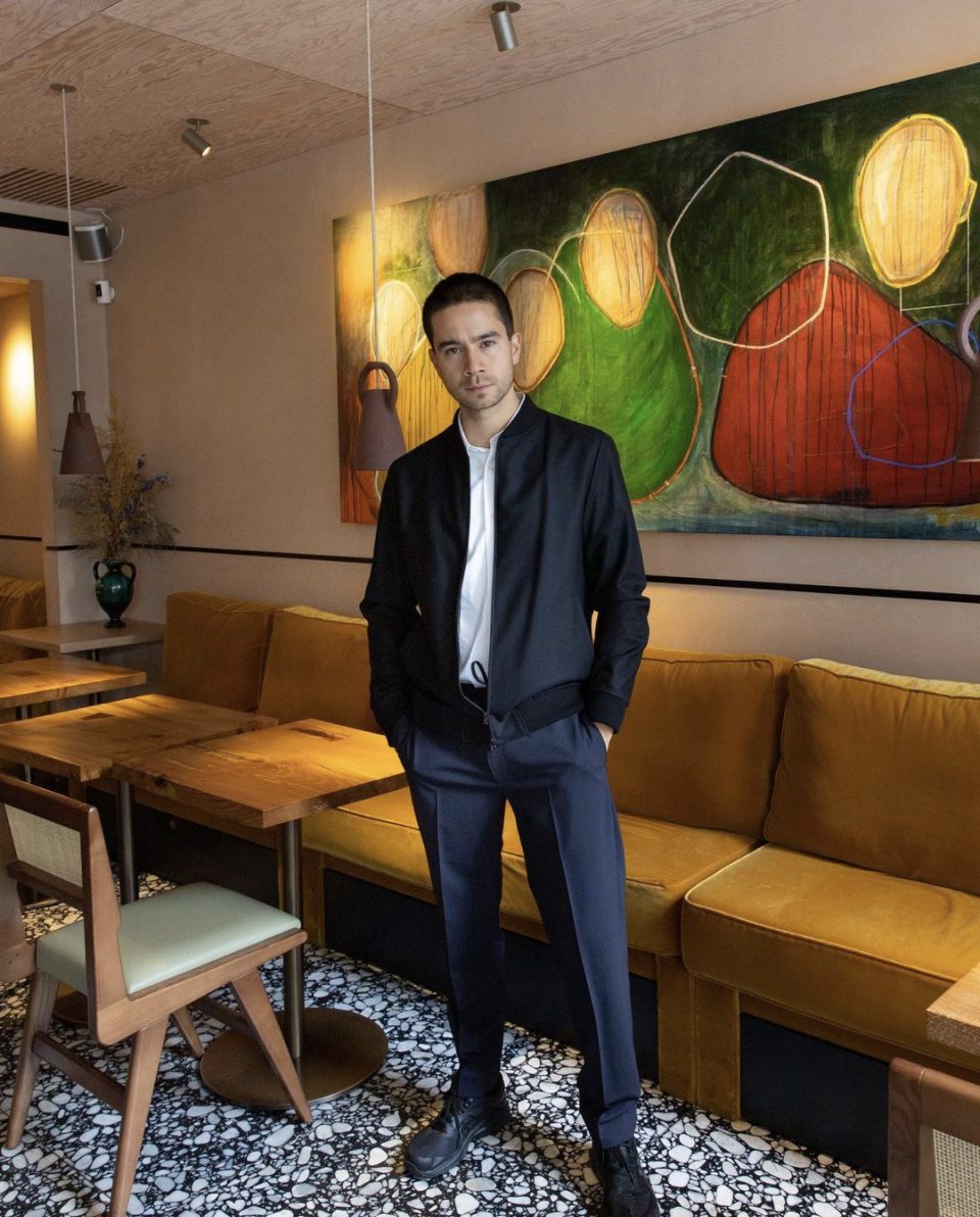 Jeremy Chan da Ikoyi, foto del profilo Instagram dello chef